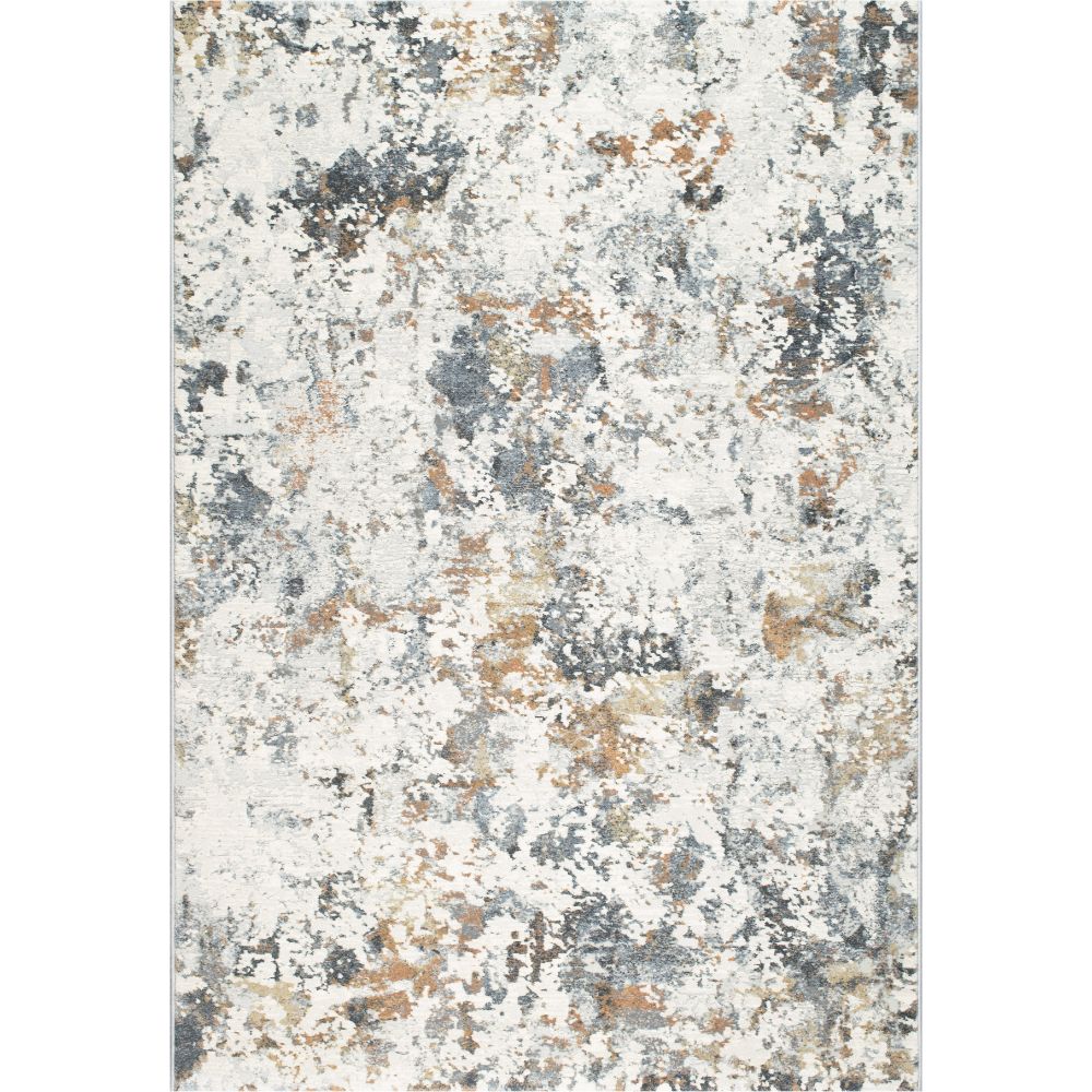 Dynamic Rugs 52023-6616 Couture 6.7 Ft. X 9.6 Ft. Rectangle Rug in Ivory/Copper   